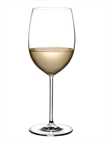 Vintage Beyaz Şarap Bardağı