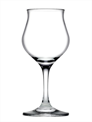 Wavy Beyaz Şarap Bardağı