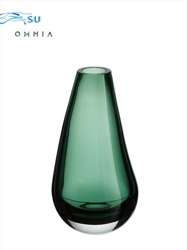 Omnia "Drops" L Yeşil Vazo