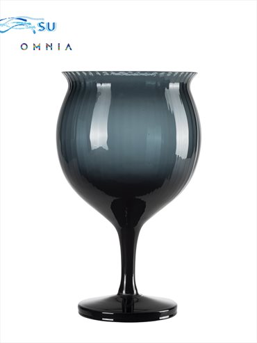 Omnia "Bey" 4'lü Şarap Bardağı Lacivert