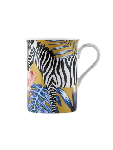 Zebra Porselen Kupa