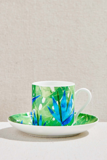 Botanik Porselen Kahve Fincanı